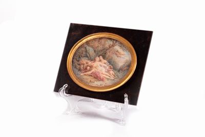 Miniatura Raffigurante Scena Erotica
