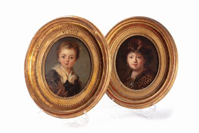 Ritratto di Bambino e Ritratto di Giovinetta