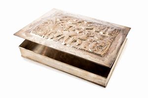 Cannilla Franco - Bas-relief on silver box