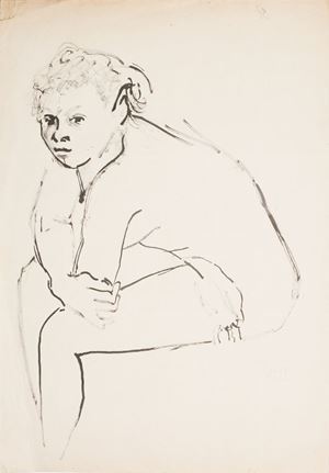 Capogrossi Giuseppe - Seated woman
