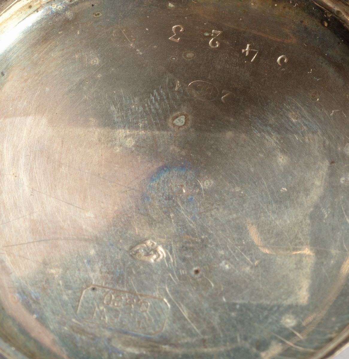 Lotto Composto da Quattro Orologi da Tasca in Argento, Secolo XIX