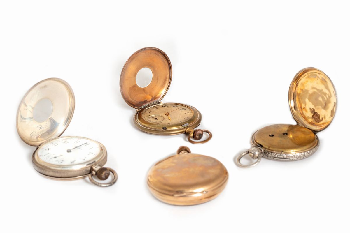 Lotto Composto da Quattro Orologi da Tasca, Secolo XIX