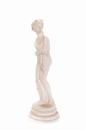 Alabaster sculpture depicting Venus, 19th century