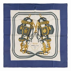 Brides de Gala silk twill scarf