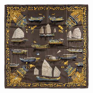 Foulard Jonques et Sampans