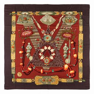 Grand foulard Tibet