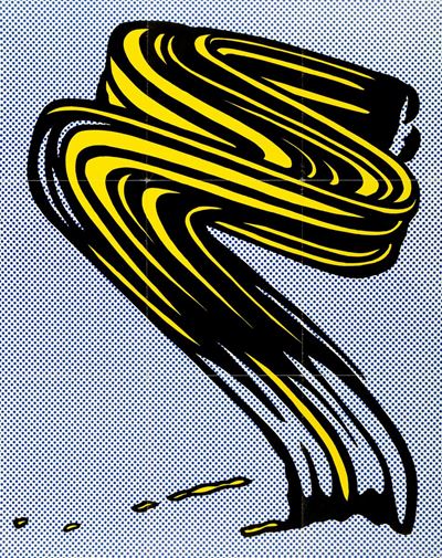 Brushstroke, stampa offset
