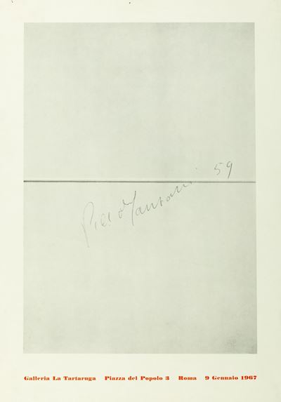 Galleria La Tartaruga, stampa offset, 1967