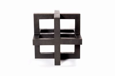 Mappacubo, bronzo patina nera, es. 169/300