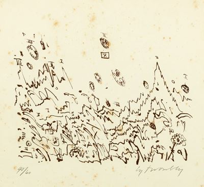 Composizione, litografia, 1960