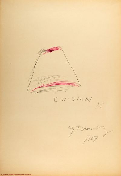 Cnidian, stampa offset, 1967