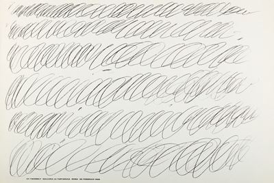 Manifesto della mostra personale presso la Galleria La Tartaruga, Roma (1968) - Stampa offset