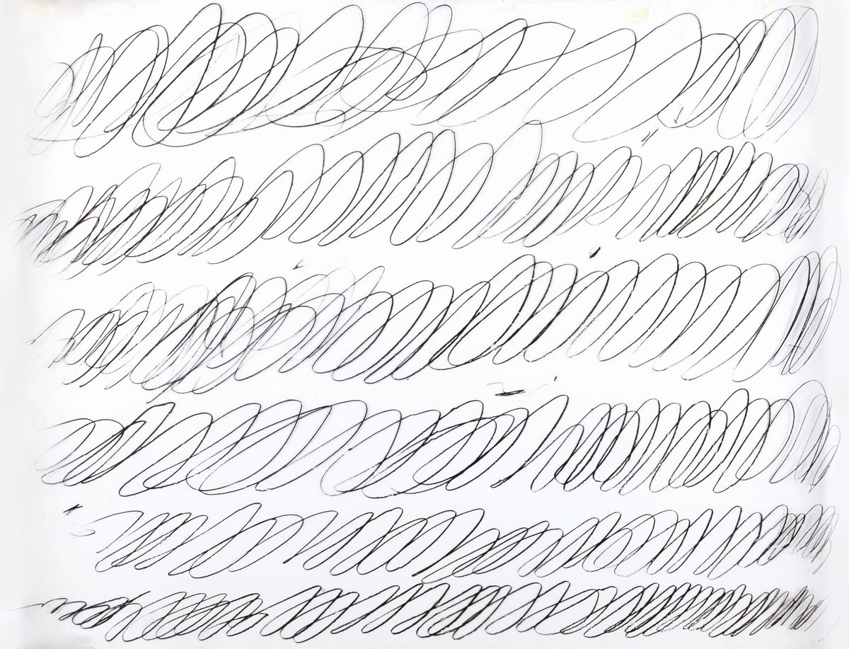 Cy Twombly - Negativo del manifesto per la Galleria La Tartaruga, Roma, stampa su acetato, 1968