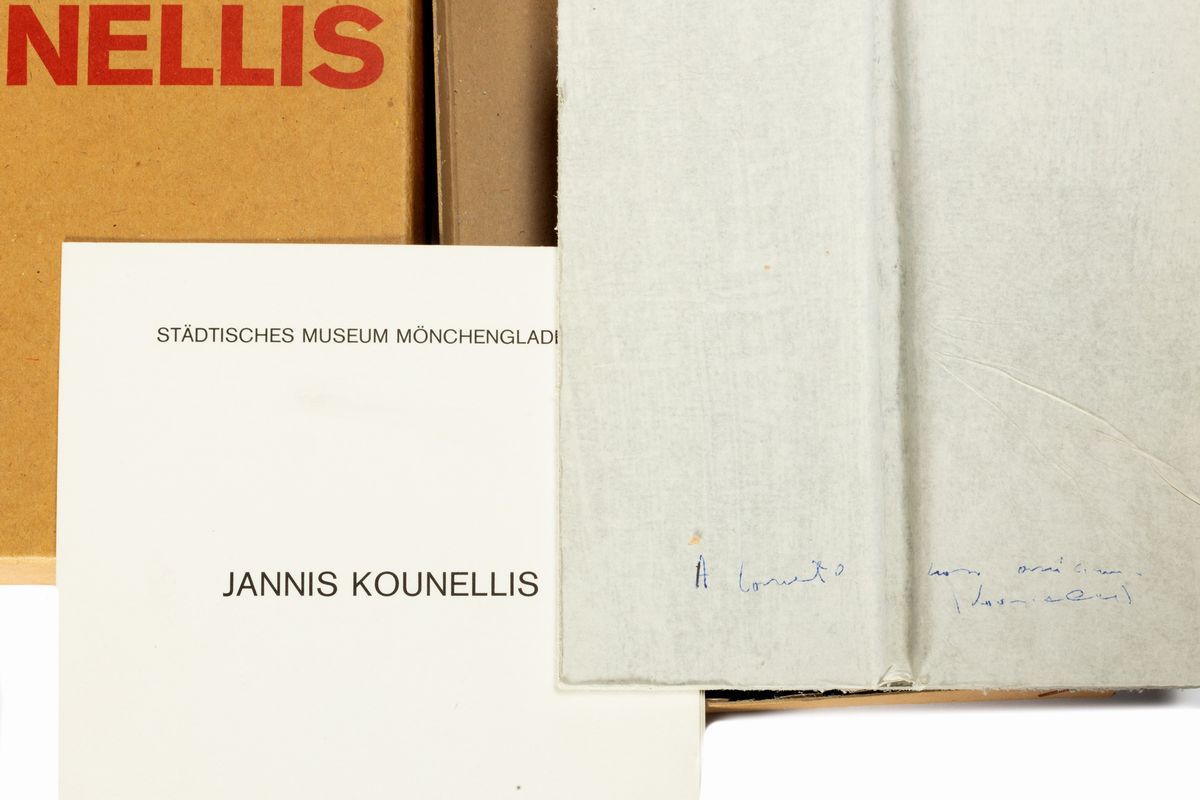 Jannis Kounellis - Städtisches Museum Mönchengladbach, cartone e piombo, 1978