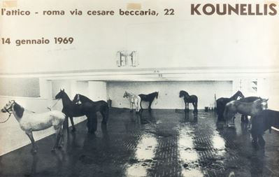 L'Attico, Roma - Stampa offset, 63 x 98 cm, 1969