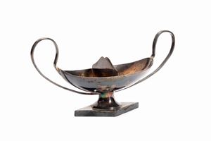 Saliera in argento, Torino 1798 - 1821