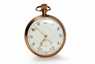Orologio da Tasca in Oro 9 K, Inghilterra Fine Secolo XIX - Inizi Secolo XX