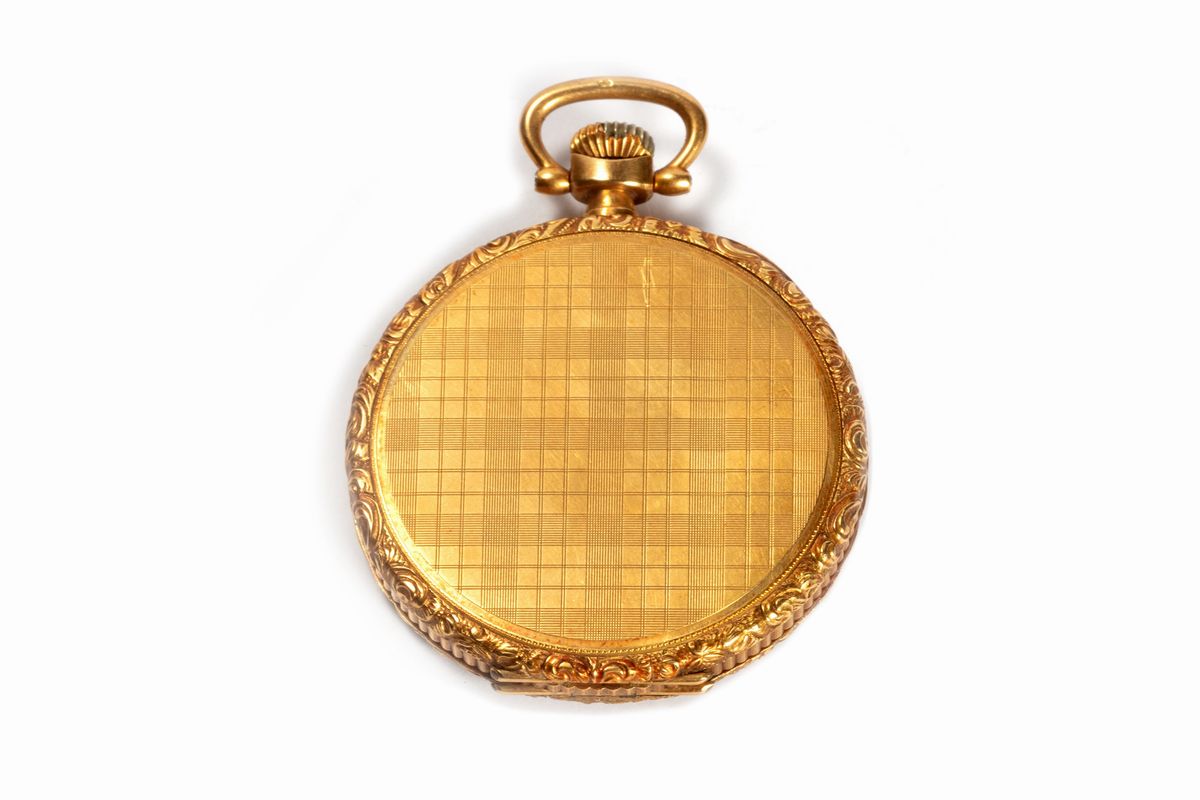Orologio da Tasca in Oro a Doppia Cassa, Francia Inizi Secolo XX