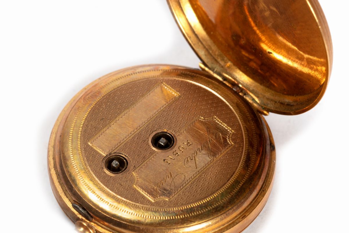 Due Orologi da Tasca in Oro 18 K, Francia Fine Secolo XIX