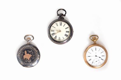 Lotto Composto da Tre Orologi da Tasca