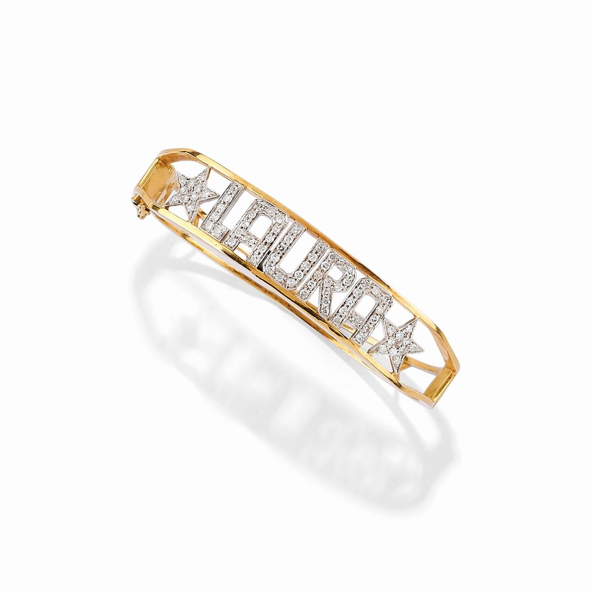 Tre Bracciali con Smalto, Perle, Zaffiri e Diamanti
