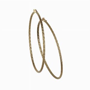 Paio di orecchini in oro