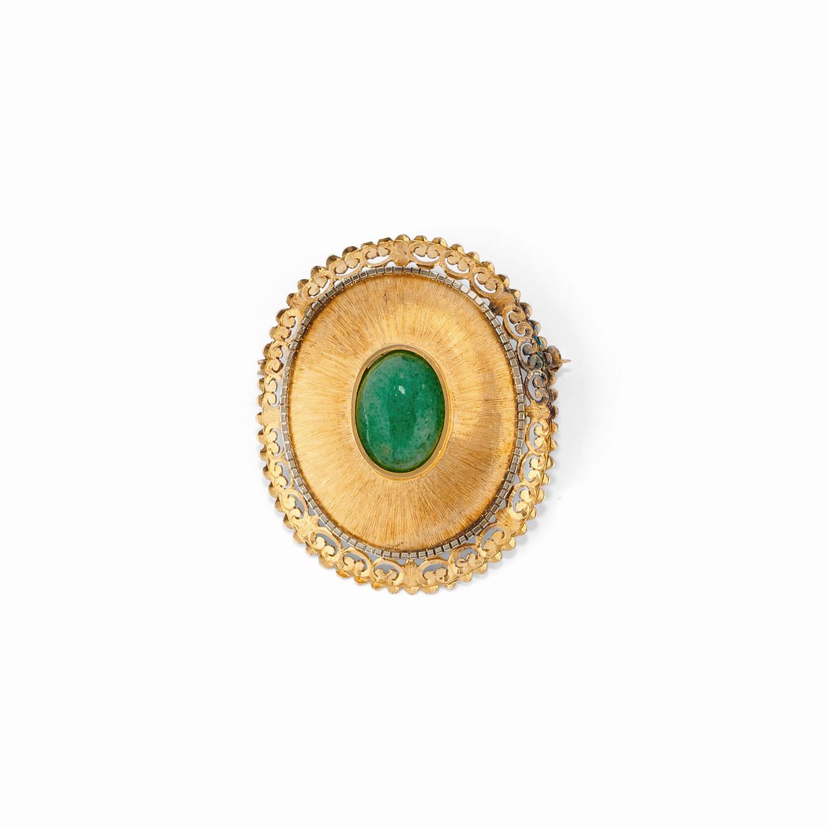 Tre spille e un portachiavi in oro giallo 18k, smalto con diamanti, rubini e pietra dura