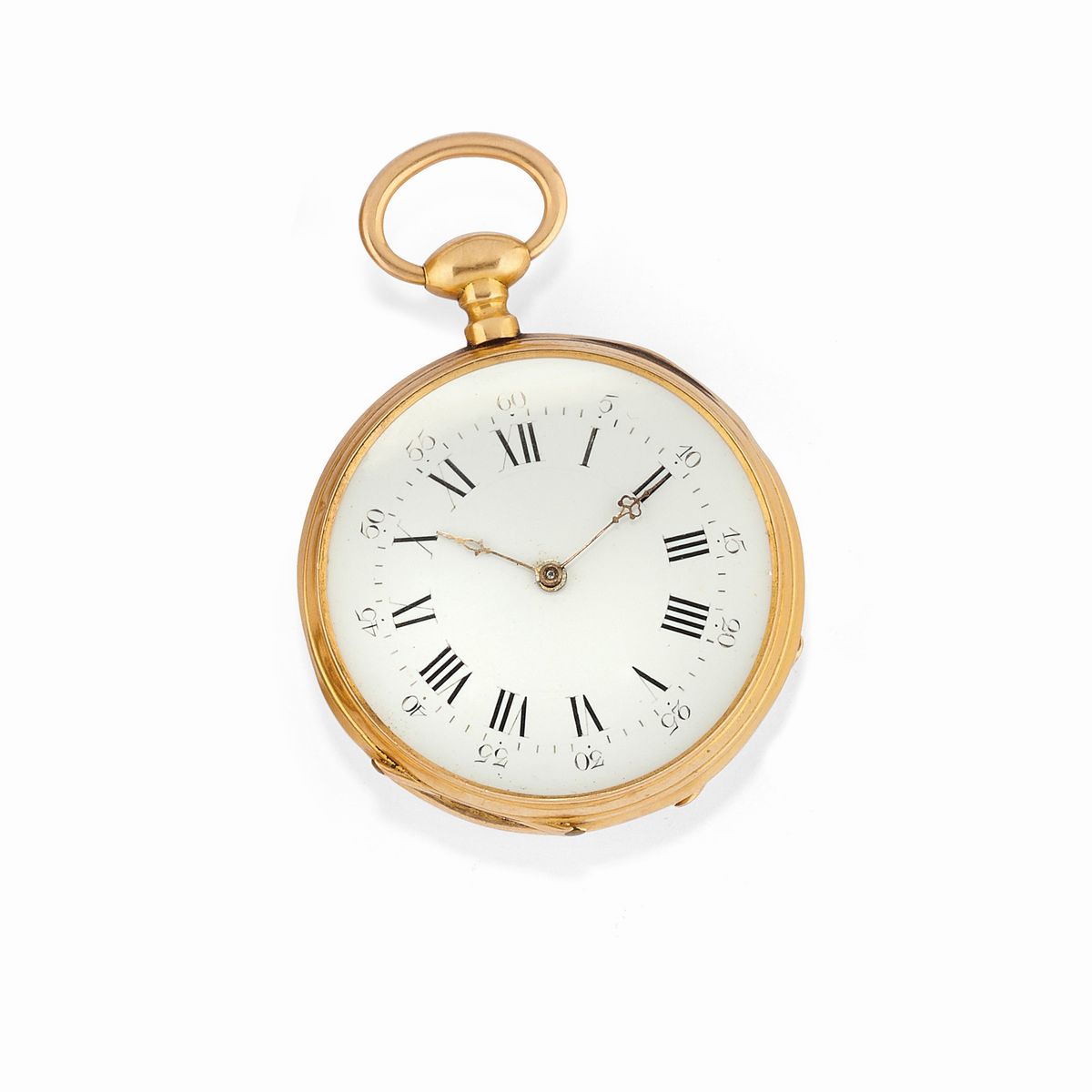 Quattro orologi da tasca in oro 12k, 14k e 18k