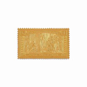  - A 22K yellow gold stamp