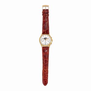 A 18K yellow gold wristwatch, Lorenz, circa 1980