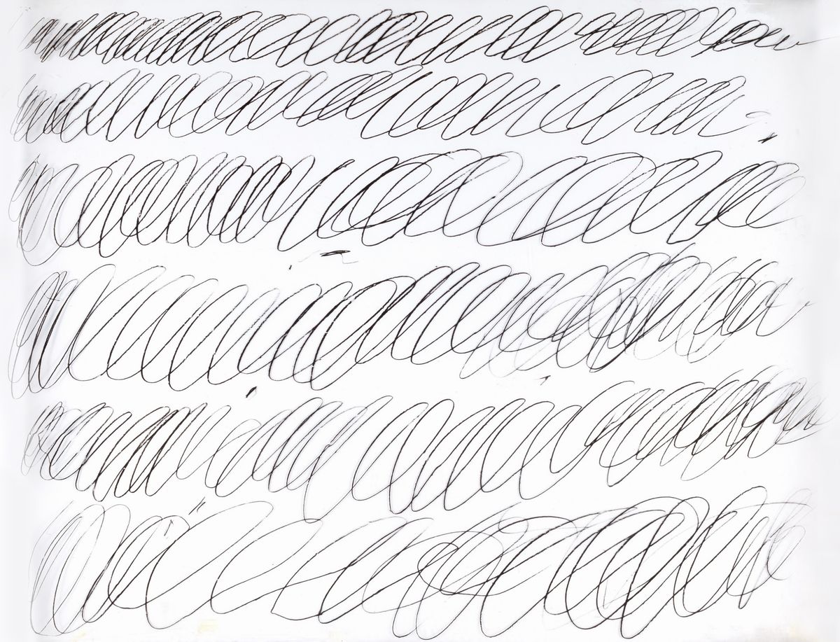 Cy Twombly - Due prove di stampa su acetato per la mostra alla Galleria La Tartaruga