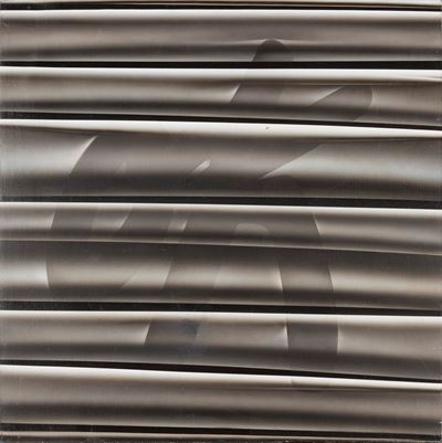 Alfabeto afono: OK, olio su tela, 80 x 80 cm, 1978