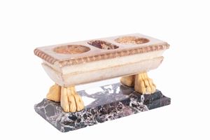  - Grand Tour marble inkwell, 19th century
