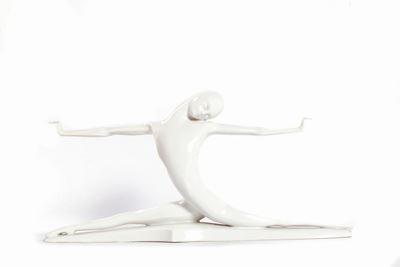 Statua in Porcellana Bianca Rosenthal Raffigurante Danzatrice, Secolo XX