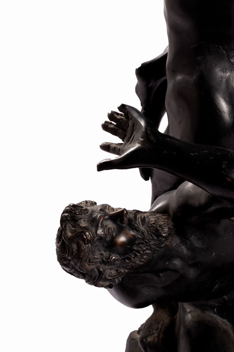 Scultura in Bronzo Raffigurante Ratto delle Sabine, Secolo XX