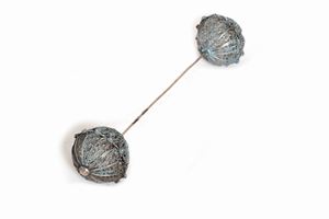 - Hair pin in silver filigree, 19th century