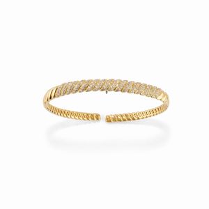  - Bracciale in oro giallo 18K e diamanti 