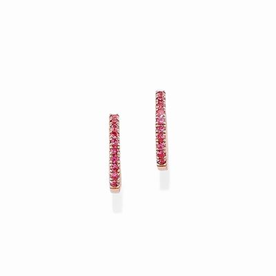 Orecchini con Zaffiri Rosa