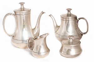  - Silver set, Florence 20th century