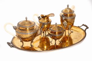  - Set in gilded silver, 20th century