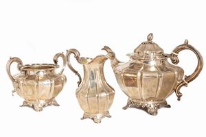  - Silver set, England 19th century