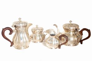  - Silver set, early 20th century