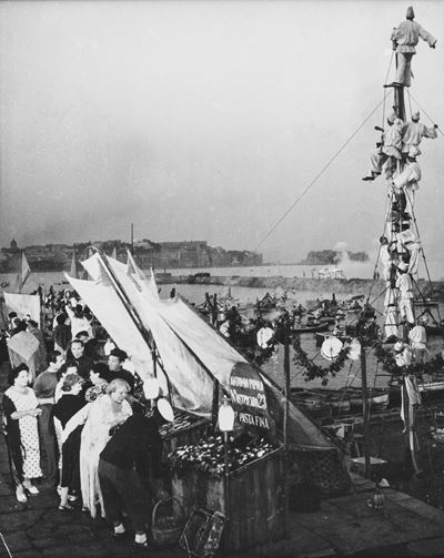Sul Set del Film "carosello Napoletano"