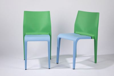 Michelangelo Pistoletto, Sedia “I Mediterranei”, acrilico su struttura di design, 2009