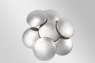 Lampada da parete/soffitto in ottone cromato