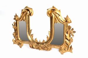  - Mirror in gilded wood, 19th century