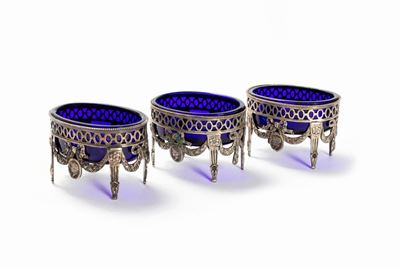 Tre Saliere in Argento, Francia Secolo XIX