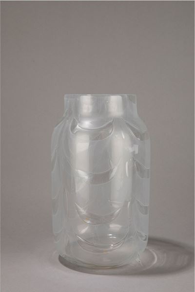 Vaso Super Bolle, vetro soffiato, circa 1970