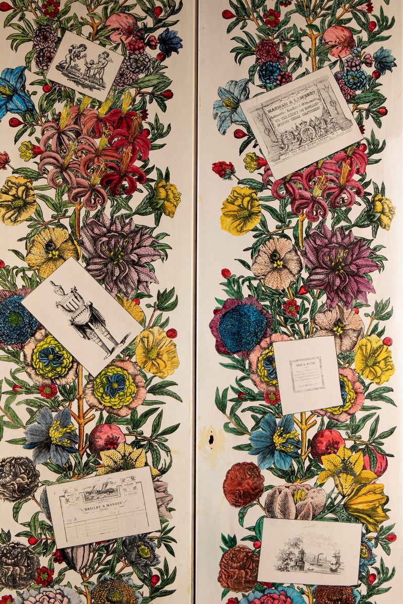 Piero Fornasetti - Set di pannelli decorativi con litografie policrome, 1950 ca.
