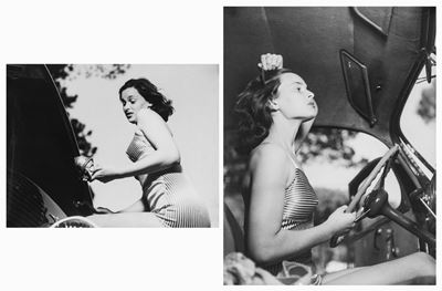 Lucia Bosè - Due stampe vintage alla gelatina ai sali d'argento